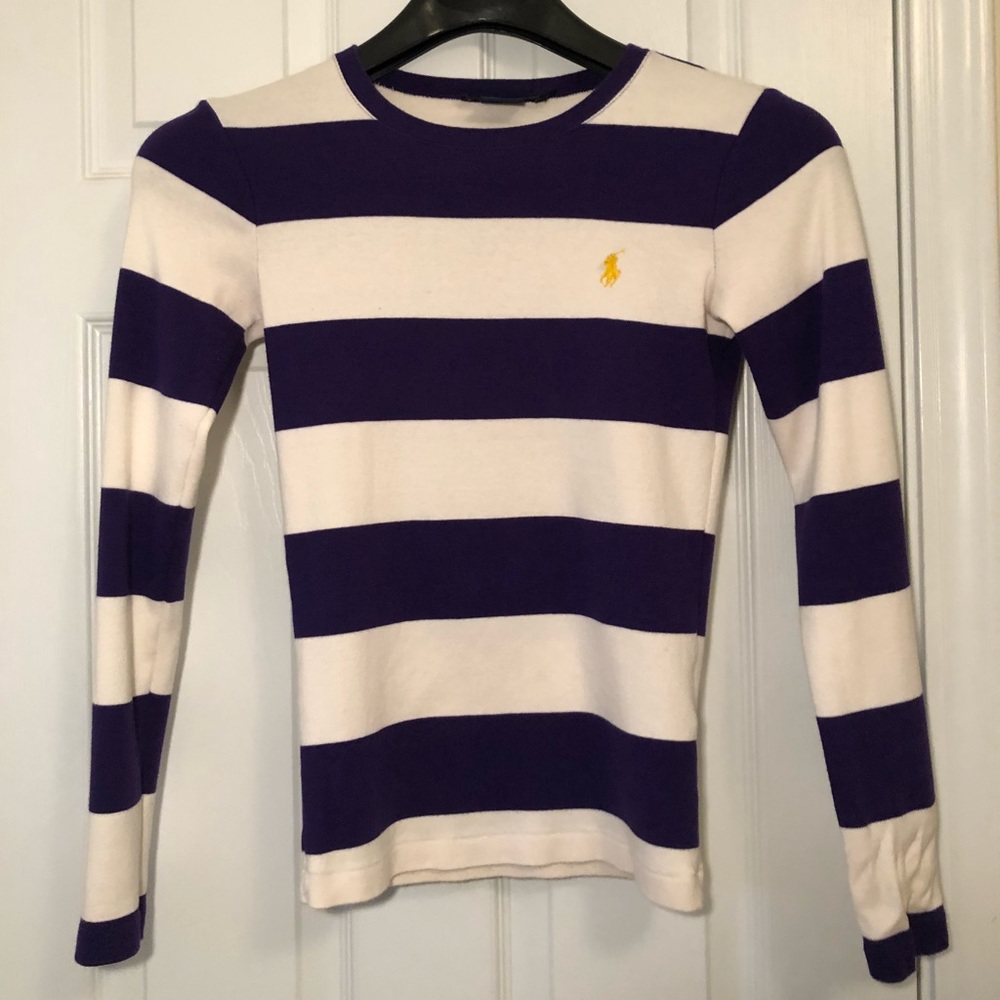 Striped long sleeve Ralph Lauren Tee - Picture 1 of 3